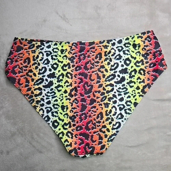 Multi Color Printed Bikini Swimswear Swimsuit Bottom Size 2XL - Picture 2 of 3